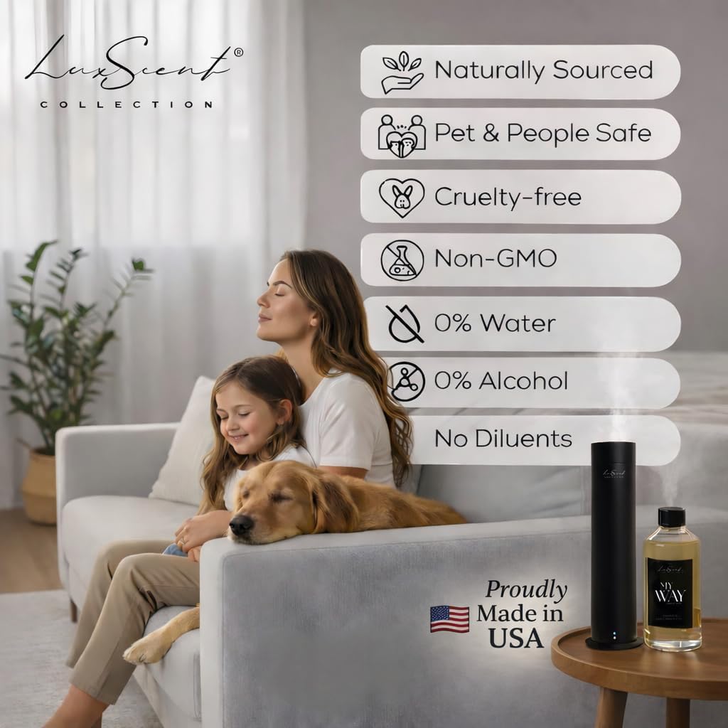 Aroma Essential Scent Oils 500ML - Hotel Collection Diffuser Fragrances - Luxury Home & Office Aromatherapy Diffuser Oils (16.9fl. Oz., Escapade)