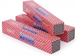 Spark Long Wooden Matches for Barbeque Grilling, Fireplace, Camping, Candles | 11" Long Wholesale,40 in Each Box(3)