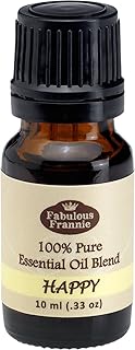 Fabulous Frannie Happy 100% Pure, Undiluted Essential Oil Blend of Bergamot, Grapefruit & Ylang Ylang 10ml (Pack of 1)
