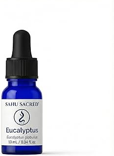 Sacred Egyptian Eucalyptus Oil 10 mL – Temple-Grade Cold-Pressed Eucalyptus Globulus Essence | Sahu Sacred® Oils | Meditation, Breathwork & Energetic Cleansing