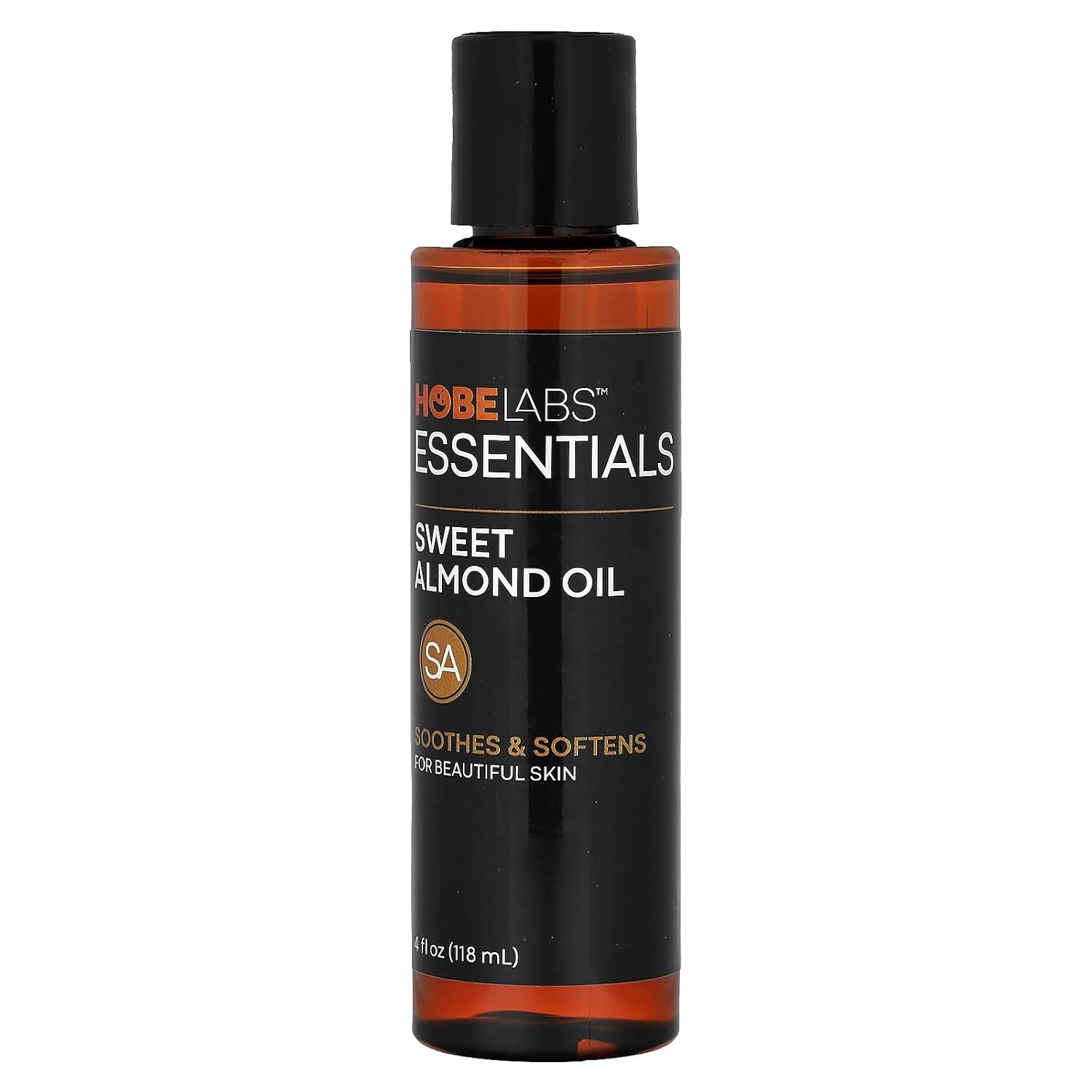Hobe Naturals Sweet Almond Oil, 4 Fluid Ounce