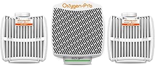 Oxygen-Pro - Starter Kit - Commercial Air Freshener and Deodorizer, Wall Mounted, Battery Operated Automatic Dispenser, Odor Eliminator, and Fragrancing System (Subtle kit) 120 Day Supply