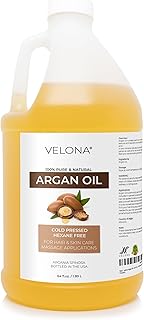 velona Argan Oil - 64 Fl Oz | 100% Pure and Natural | Morocco Oil | Skin, Body and Face Care | Nails Protector | Unrefined, Cold Pressed