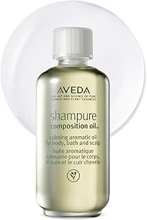 Aveda Shampure Composition Oil | Bath, Body & Scalp | with Meadowfoam Oil & Certified Organic Sunflower | Calming Aroma of Certified Organic Lavender, Petitgrain, Ylang Ylang, 1.7 Fl Oz