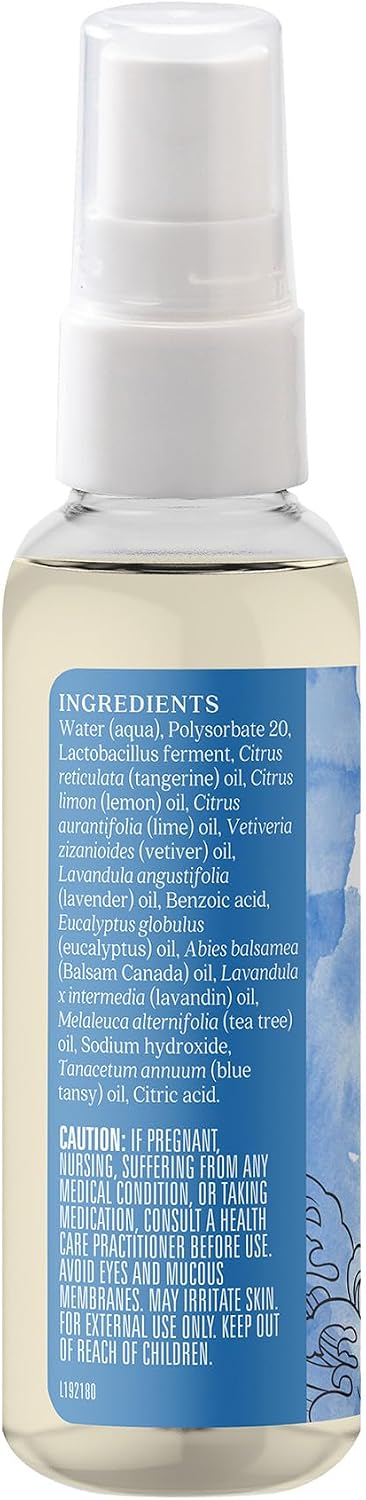 Aura Cacia Ocean Air Toilet Spray 2 Fl. oz. - Light Aroma, No Synthetic Fragrances