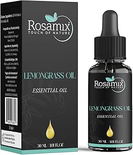 Pure Lemongrass Essential Oil - Refreshing, Skincare, Relaxation, Bath, and Massage Oil, 30ml