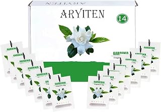 Aryiten 14 Packs Large Gardenia Scented Sachets for Closet Deodorizer Drawers, Hanging Long Lasting Potpourri Bags Home Fragrance