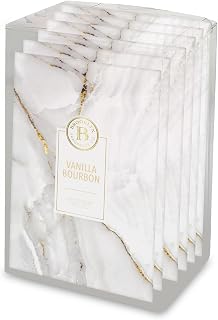 Brooklyn Fragrance Co- Marble - Vanilla Bourbon – Home Fragrance Aromatic Sachets: Premium Long-Lasting Aroma, for Drawers Dressers Closets Car Kitchen,