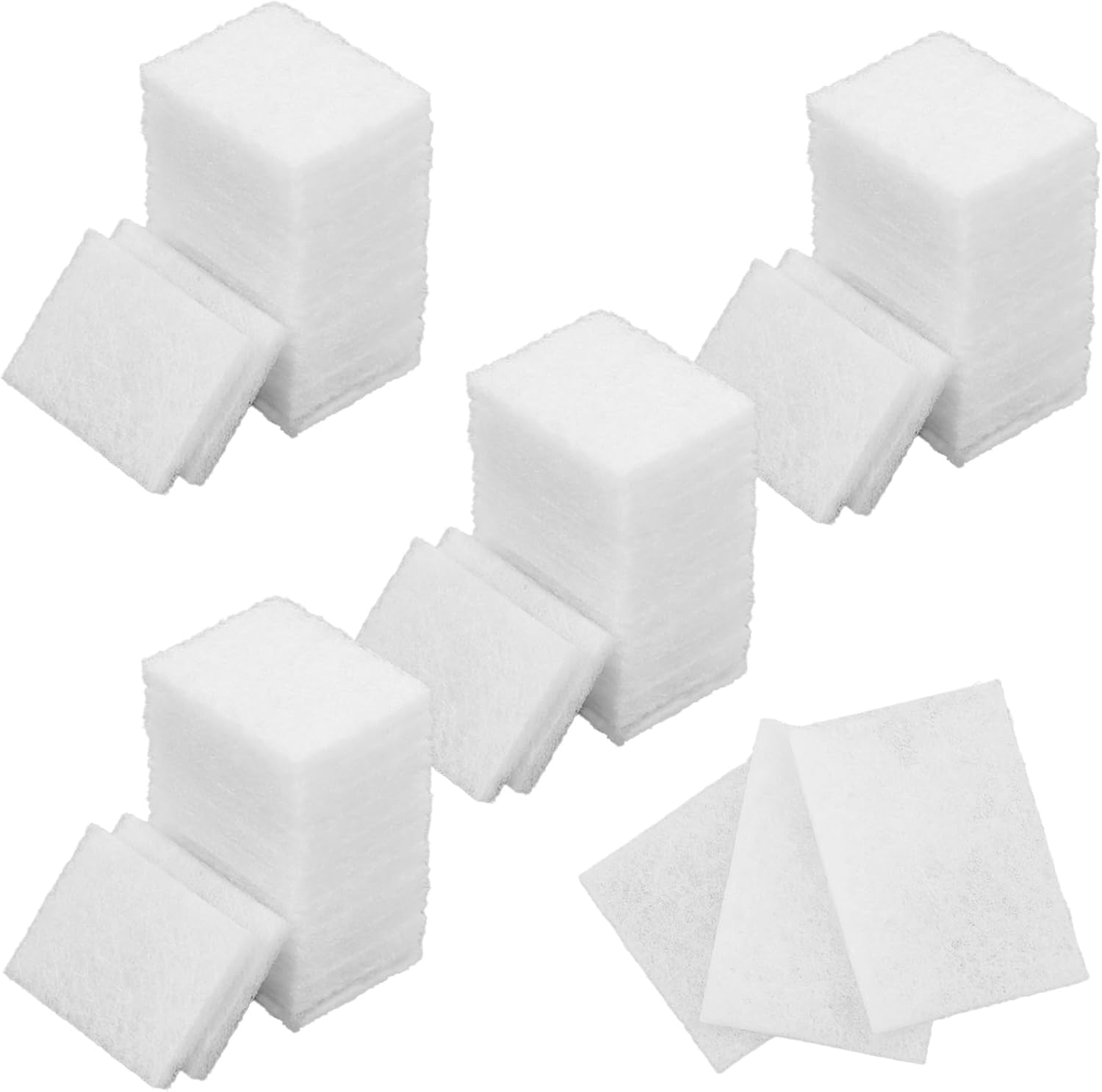 50 Pcs Air Filter Scent Pads, Microfibre Essential Oil Diffuser Refill Pads, 1.2x0.86x0.12in Unscented Aromatherapy Pad for Car Home Office Electronic Diffusers