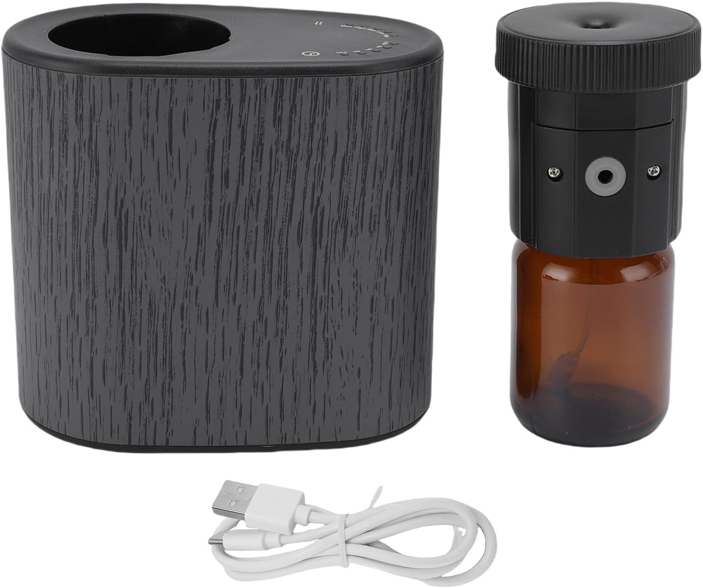 Generic Essential Oil Diffuser Smart App Control Waterless Leakproof Portable Scent Diffuser for Home Office Car, 60ML, Low Noise Design, ABS + Alloy Material, for Bedroom Living Room Office Car