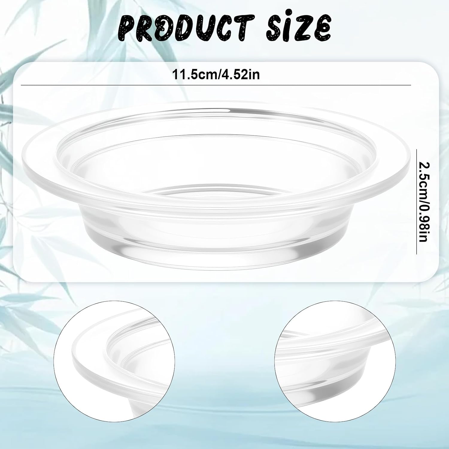 1 Pcs Wax Warmer Replacement Dish 4.5 Inch Glass Heating & Melting Plate Round Aromatherapy Tray Candle Heatings Bowl Replacement Wax Heating Tray for Home Office Lamp Waxes Oil Melting Heatings