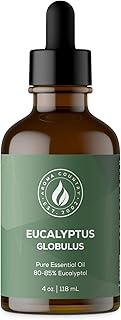 Aroma Country 100% Pure Eucalyptus Essential Oil – Organic & Undiluted Diffuser Oil, Humidifier, Steam Room & Shower Aromatherapy – Natural, Therapeutic Grade Oil for Skin, Sauna, & Home (4 Fl. oz)