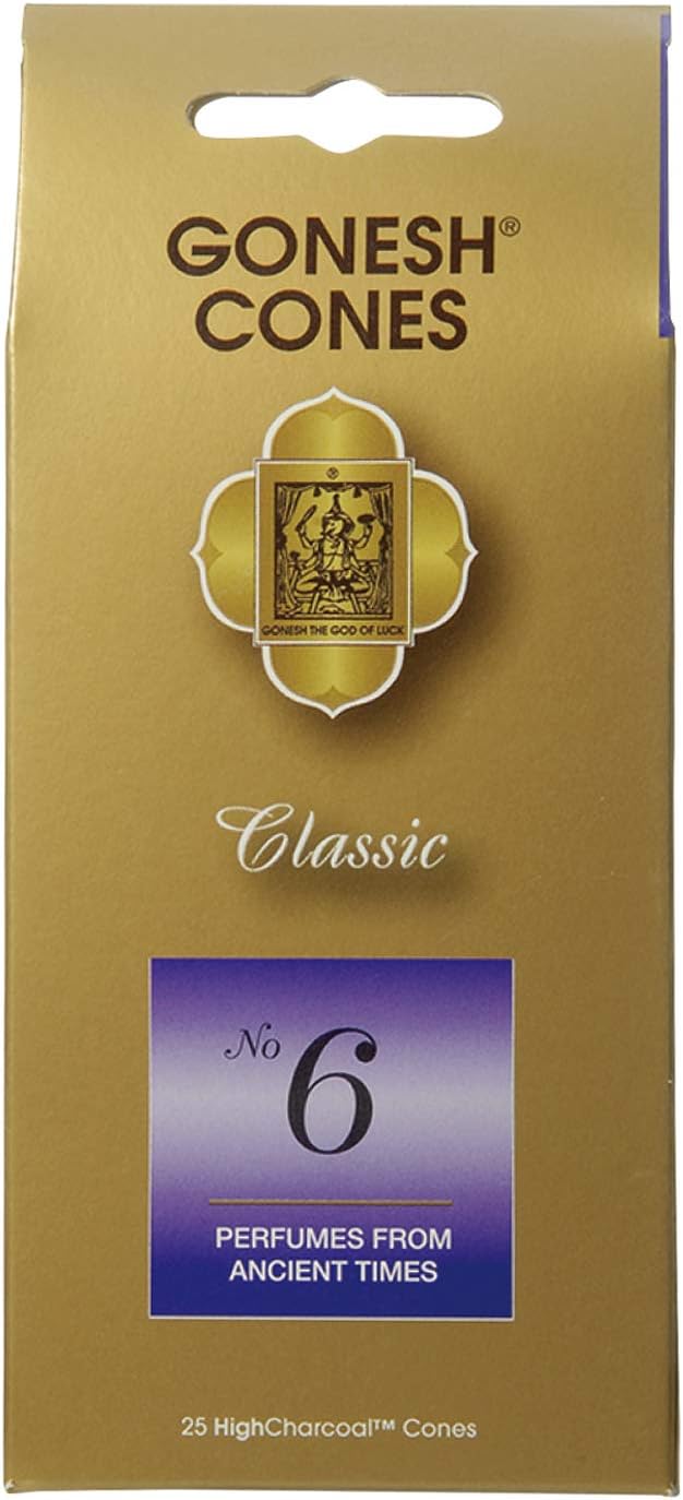 Gonesh GOCO06 Cones No.6, Perfumes of Ancient Times Incense Sticks