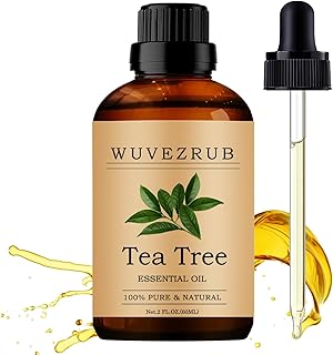 Tea Tree Essential Oils 60ML, 100% Pure and Natural Essential Oil for Aromatherapy Diffuser - 2 Fl Oz/Tea Tree