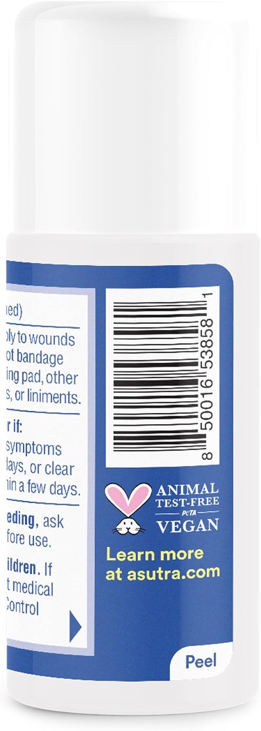ASUTRA Recovery Roll-On Gel, 1.7 oz - Cooling and Warming Sensation, Temporary Relief from Muscle Discomfort and Soreness, Mess-Free Applicator, Menthol, Camphor, and Premium-Quality Magnesium