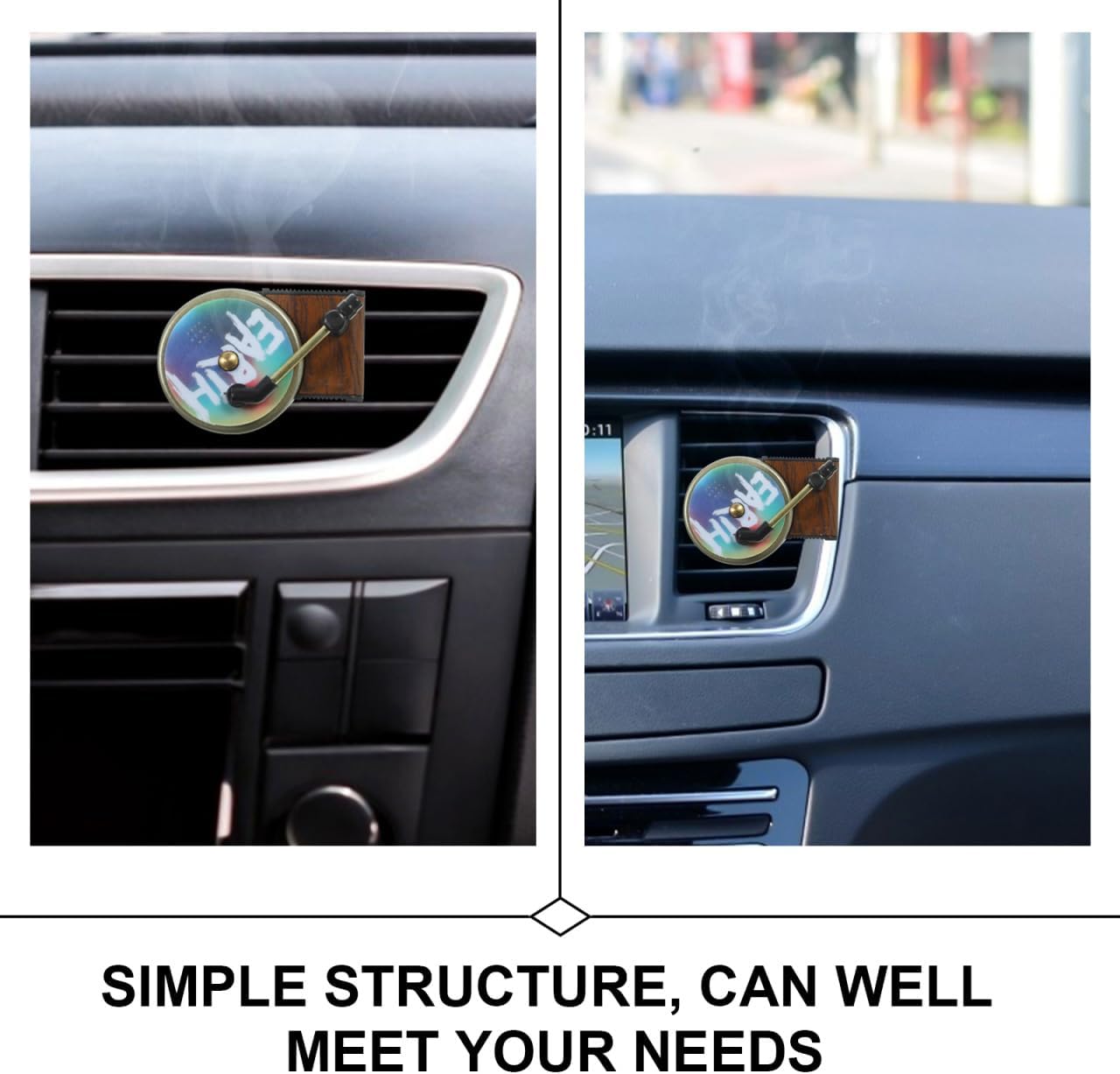 48 Pcs Aromatherapy Refill Pads Car Aroma Tablets 1.37In Air Freshener Replacement Fragrance Scent Pads for Vehicle Interior