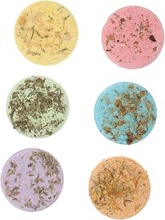 LIFKOME Aromatherapy Steam Sheets 6-Piece Set Relaxing Shower Bombs for Personal Spa Infused Aroma Sheets for Stress Relief and Relaxation