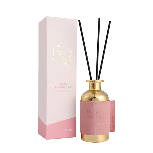 Reed Diffuser Set/Chantel / 2.7oz / Scented Diffuser with Reed Sticks