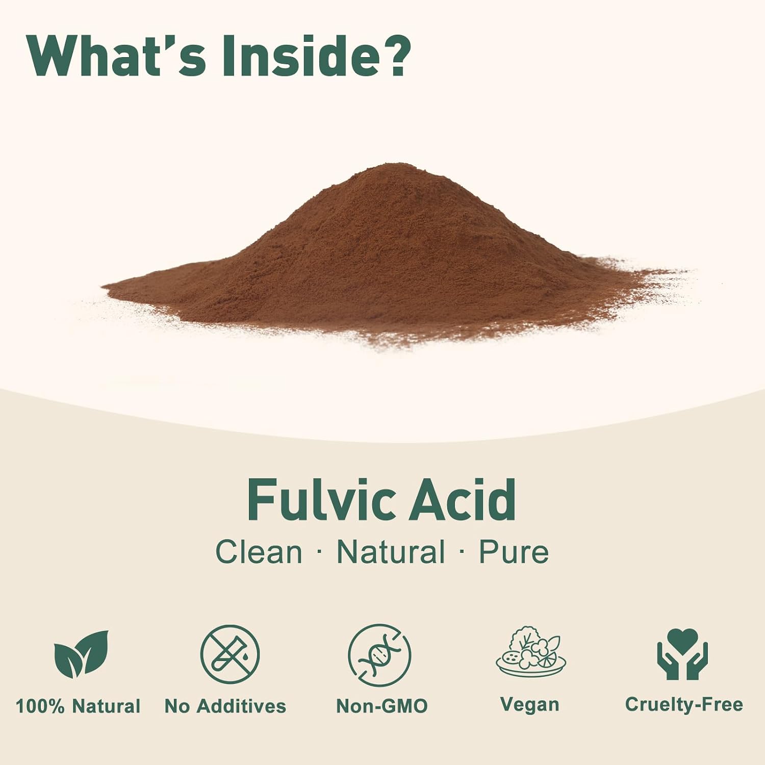 Fulvic Acid Detox Bath Powder, Natural Mineral Bath Soak for Foot & Body, Vegan Self-Care Spa Gift, No Additives, Gentle on Skin, Fast Dissolving, Includes 5g Scoop, Easy to Use, 4oz