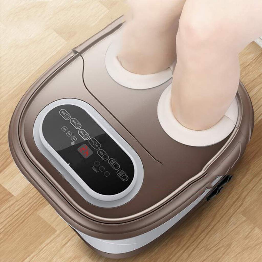 Foot Tub Automatic Footbath Electric Massage Fumigation Heating Bath Soaking Feet Deep Barrel