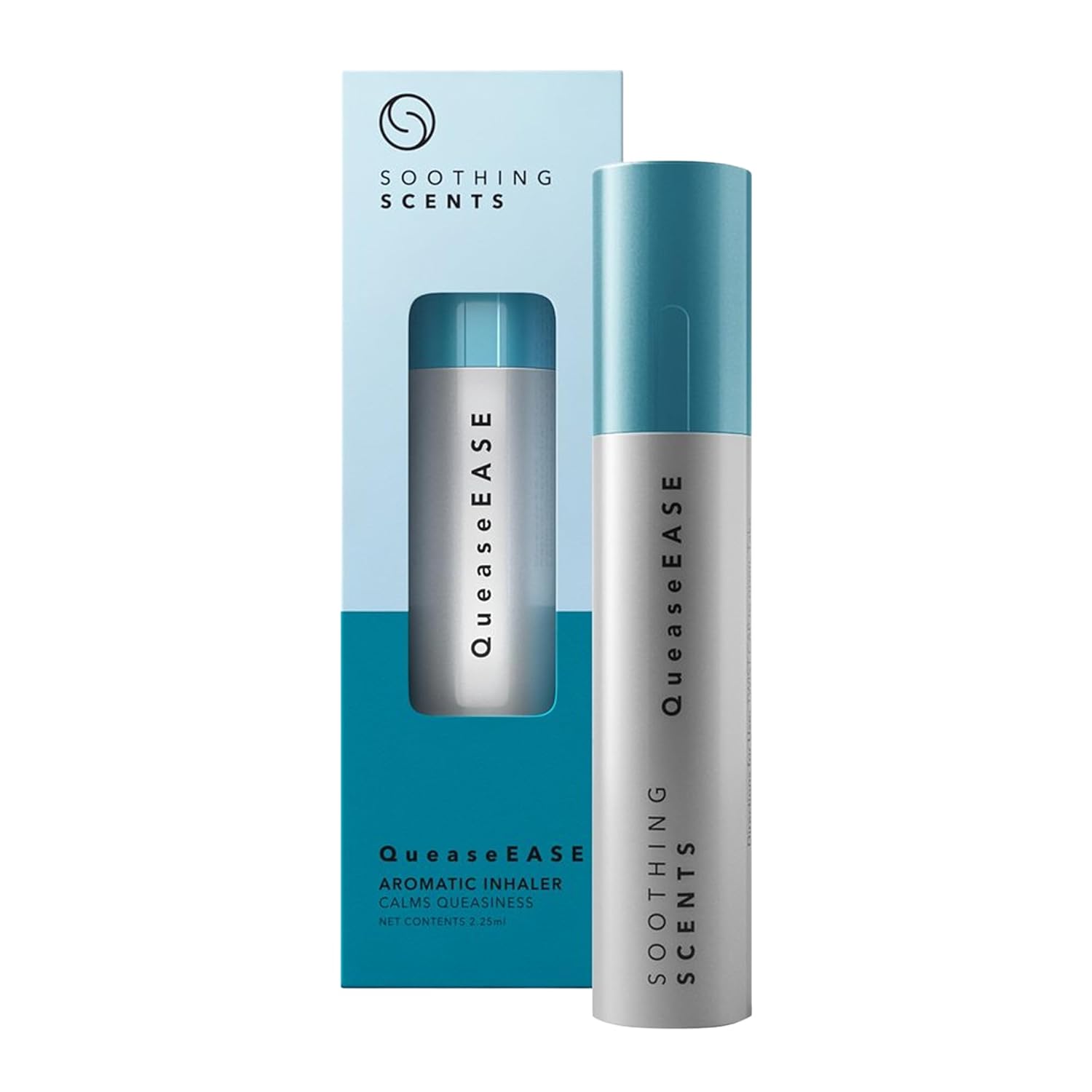QueaseEASE Aromatic Nasal Inhaler for Nausea, Motion & Morning Sickness, GLP-1 Nausea, Chemo Queasiness, – Drug-Free Essential Oil Stick for Fast, Portable Relief from Queasy Moments