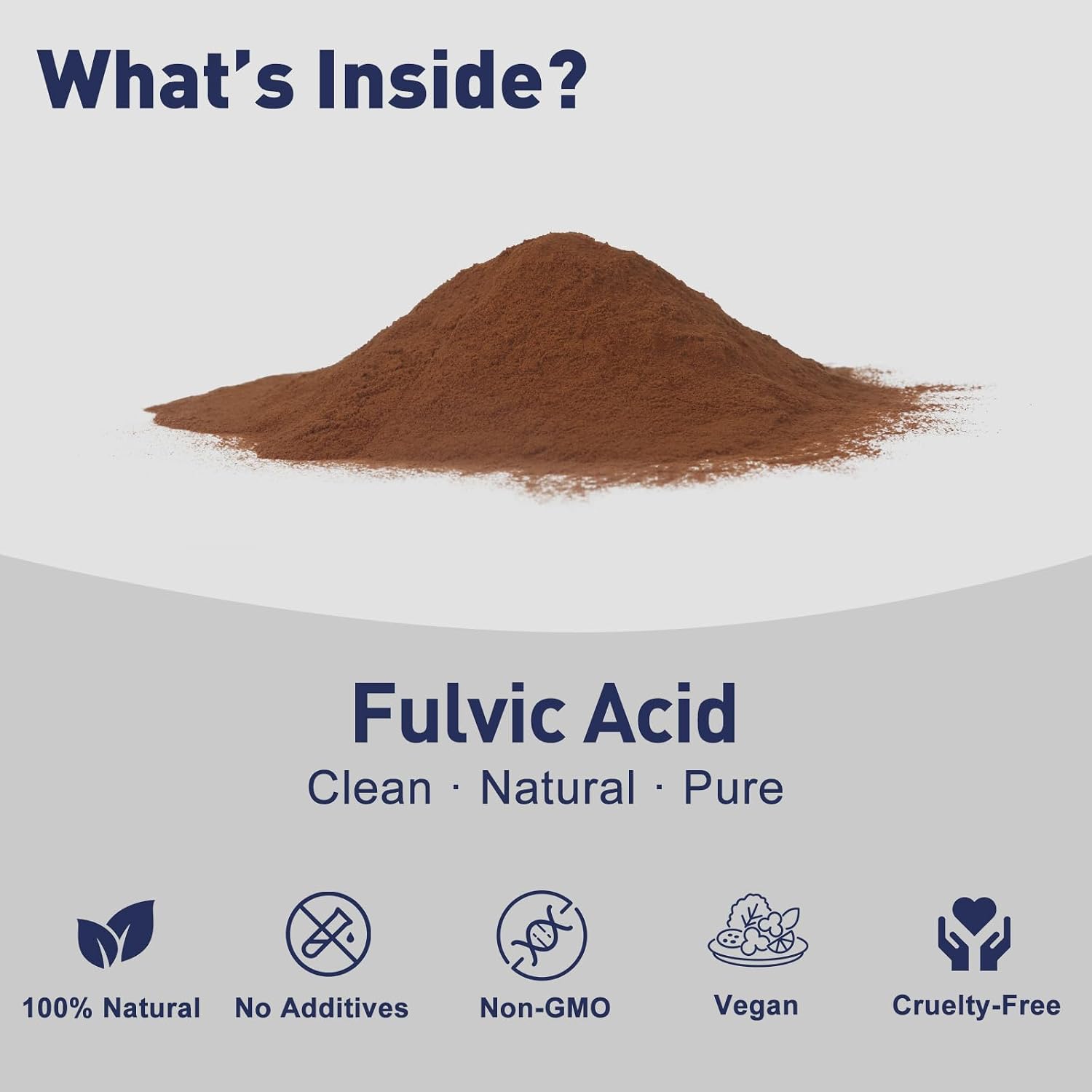 Fulvic Acid Detox Bath Soak, Mineral Bath Soak Powder for Body & Foot Soak, Fast Dissolving, Gentle for Sensitive Skin, Vegan Spa Gift, Includes 5g Scoop, 4oz(113g)