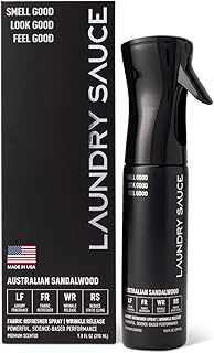 Laundry Sauce Fabric Refresher Spray Australian Sandalwood, Odor-Fighting Fabric Refresher, Fragrance and Laundry Scent, 9.8 fl oz