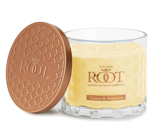 Root Candles Scented Candles Honeycomb Beeswax Blend Premium Handcrafted Candle