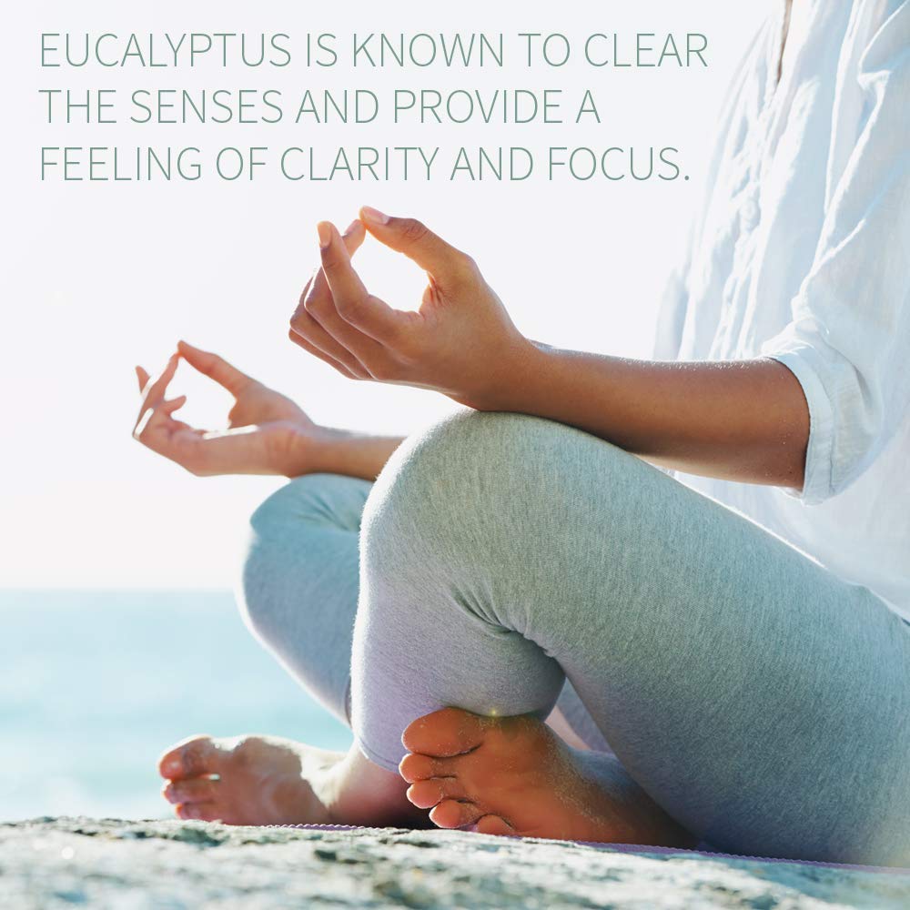 Garden of Life Essential Oils - 100% Organic & Pure Eucalyptus Essential Oil for Diffuser, Aromatherapy, Meditation - Clarity & Focus, Stimulate, Invigorate, Refresh, 0.5 fl oz