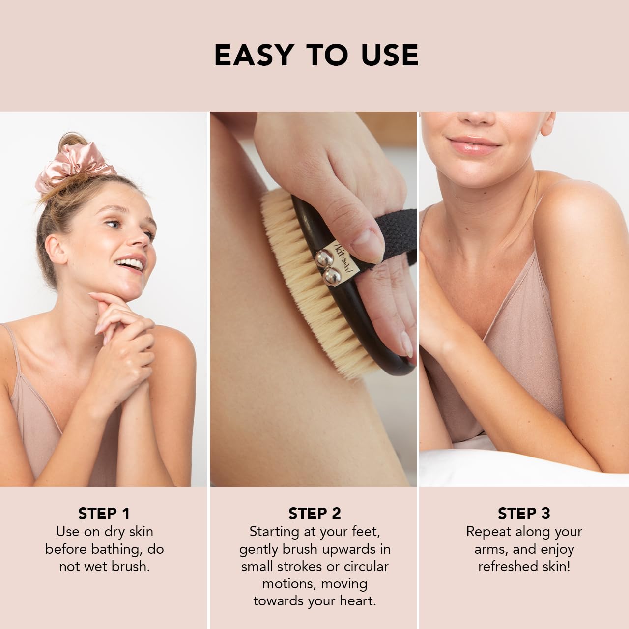 Kitsch Dry Brushing Body Brush & Hair Scalp Massager