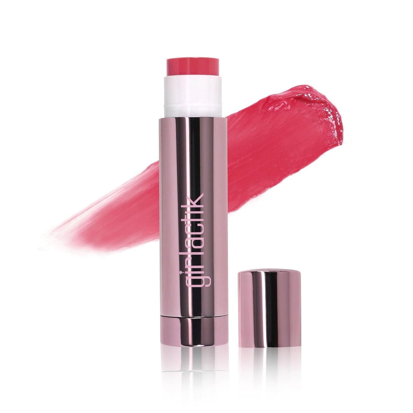 Girlactik Jello Gloss Lip Balm - Original Lip Care with Vitamin E, Aloe Vera, Avocado and Apricot Kernel Oil for Hydrating, Moisturizing Lip Balm with Glossy, Smooth, 4.5 g / 0.15 oz (Magnolia)