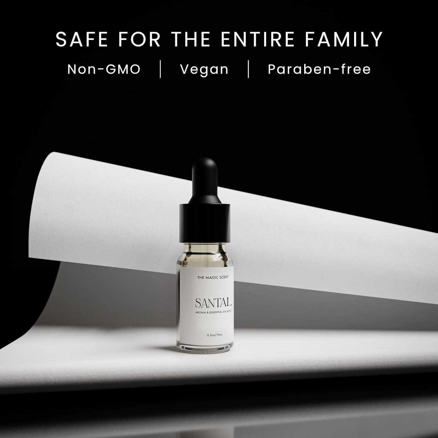 The Magic Scent Santal Diffuser Oil - Fragrance Scent - Cold-Air & Ultrasonic - Santal Essential Oil - Diffuser Oils Scents for Home - Sandalwood Oil - 0.3 fl oz, 10 mL