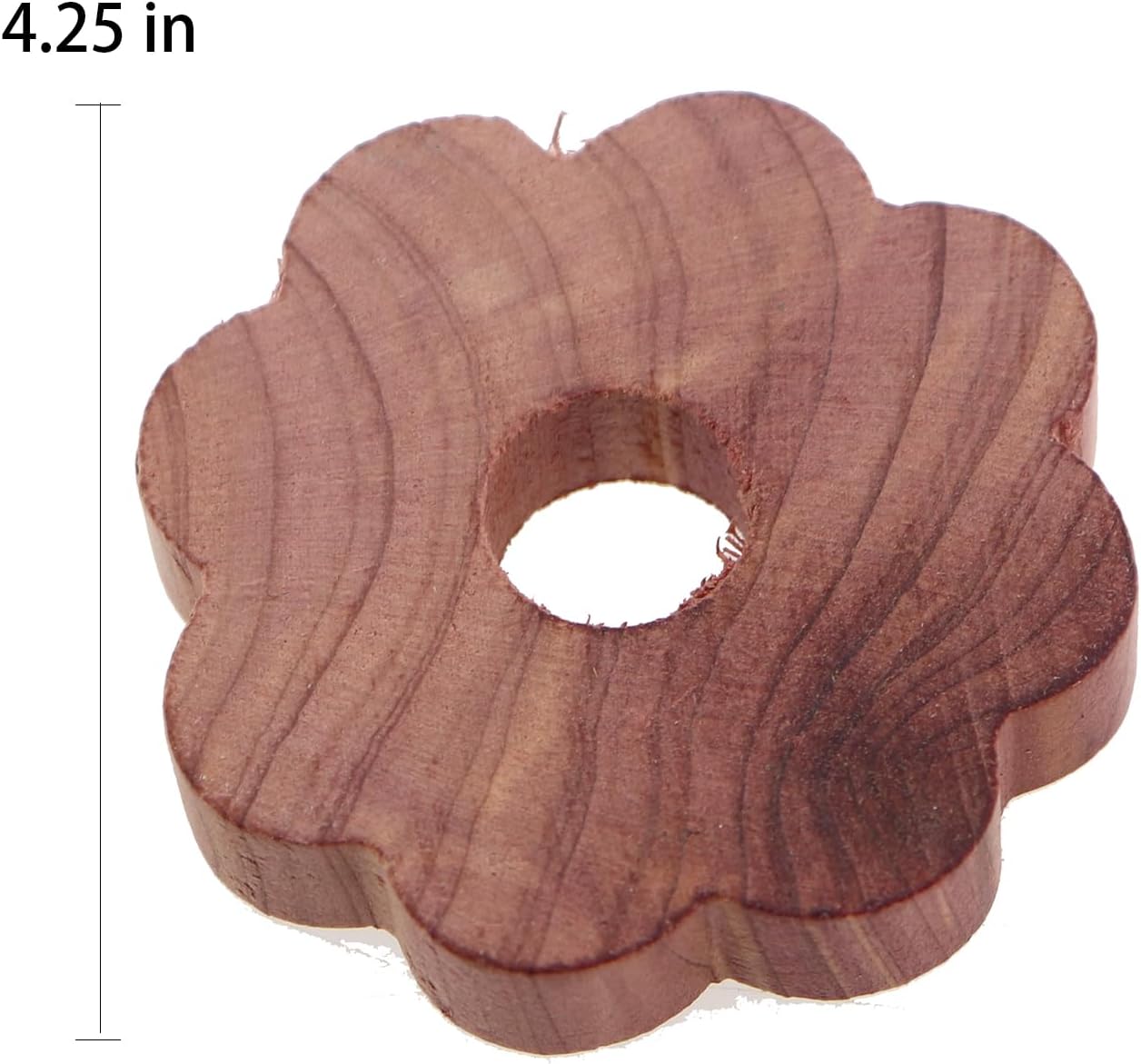 10PCS Flowering Cedar Wood Circle Closet Freshener for Clothing/Kitchen Storage/Pantry