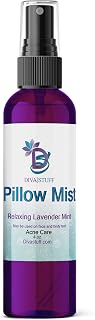 Diva Stuff Pillow Mist - Promotes Clear Skin & Protects from Acne-Causing Funk, Cleans Pillows, Hands, and Sheets - Aromatherapy Spray for Relaxation and Sleep, Made in USA (Lavender 4 oz)