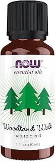 NOW Essential Oils, Woodland Walk Oil Blend, Calming Attributes with a Fresh and Woodsy Scent, Steam Distilled, 1-Ounce