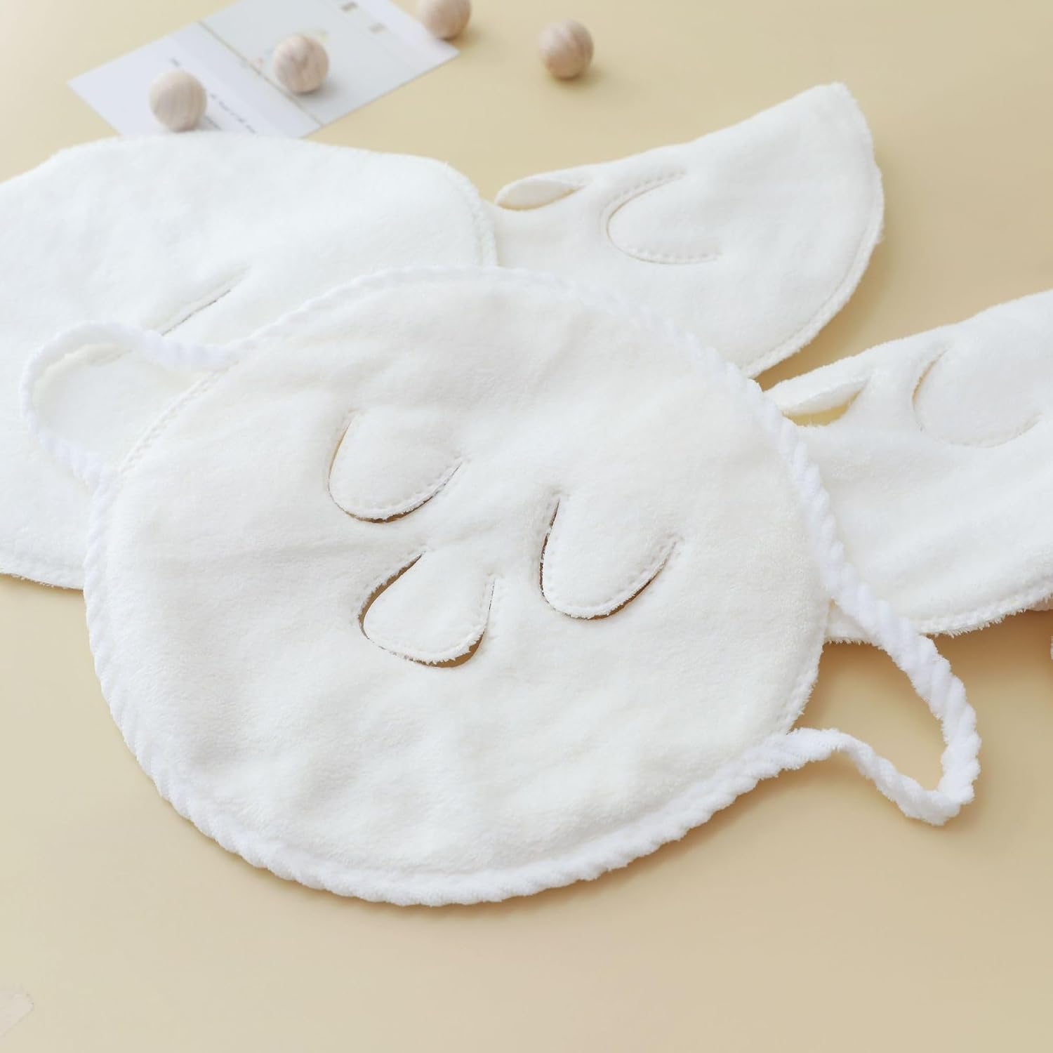 mdgfge 3Pcs Face Steaming Towel Mask Hot Cold Compress Moisturizing Face Steamer Beauty Reusable Soft Breathable Facial Towel for Women Skin Face Care Home Salon Supplies
