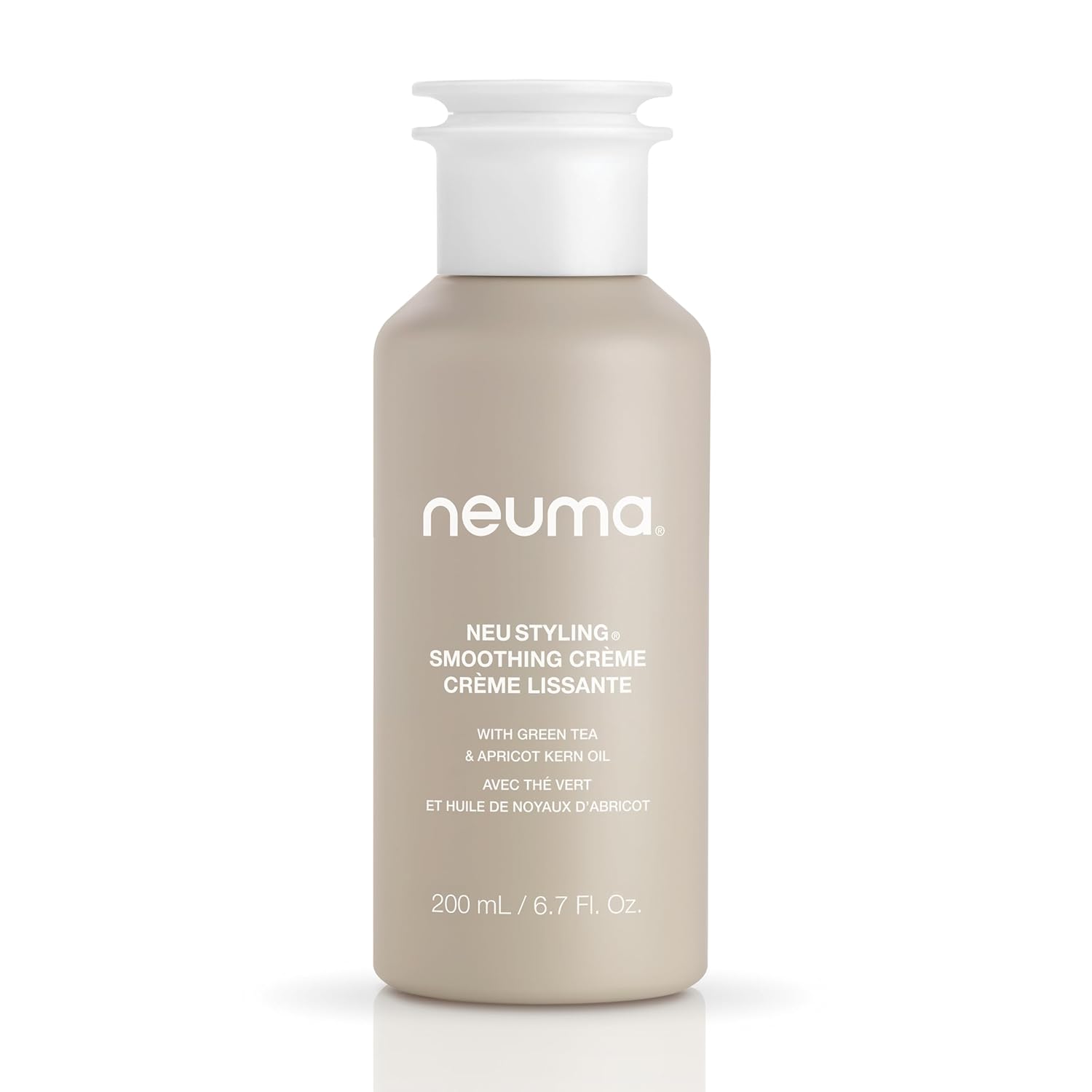 Neuma Neu Styling Smoothing Hair Crème, 6.7 FL Oz | Lightweight Frizz Control Cream Enriched with Shea Butter & Apricot Kernel Oil for Soft, Smooth & Shiny Hair | Color-Safe Formula