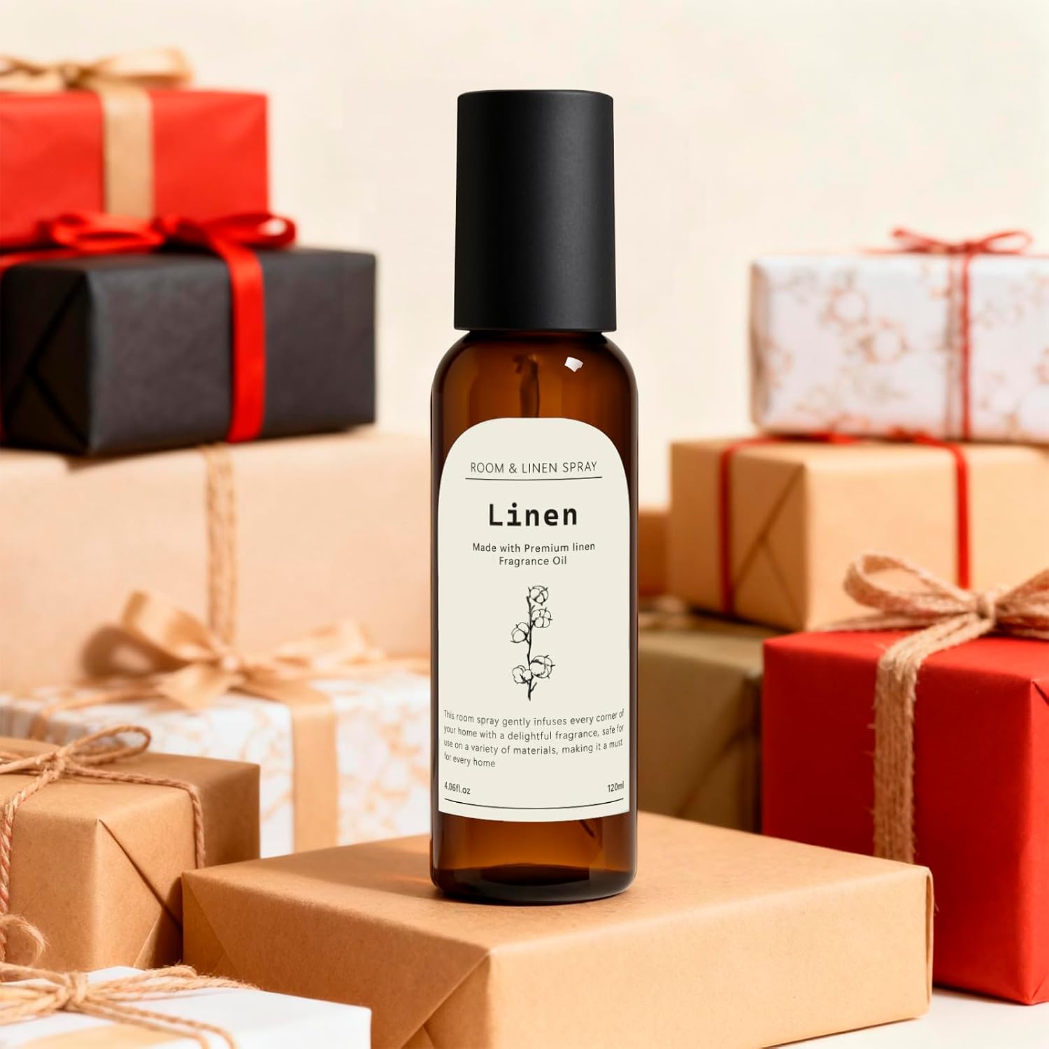 Linen Room Spray, Home Fragrance Concentrated Room Spray, Long Lasting Air Fresheners for Home, Room Air Freshener Spray, Odor Eliminator, 8.12 fl oz