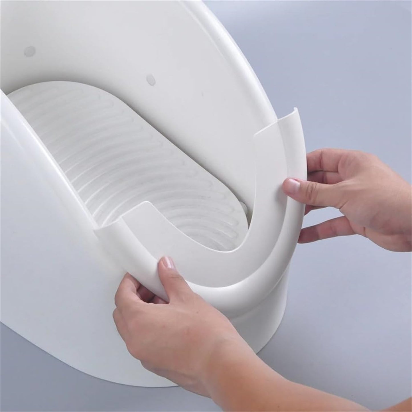Rinse Foot Bath, Press Spray Foot Washer, with Angle Valves and Inlet/outlet Pipes, Pedicure Footbath, Promote Blood Circulation and Revitalization