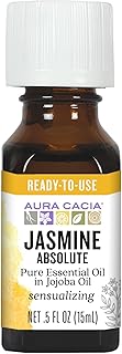 Precious Essentials Oil Jasmine Absolute w/Jojoba Aura Cacia 0.5 oz Oil