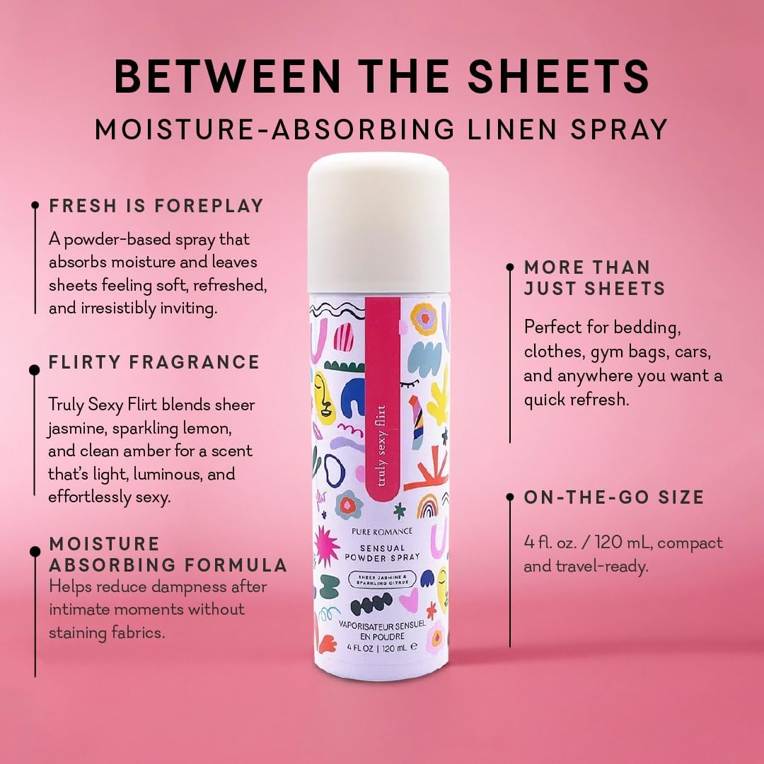 Pure Romance Between The Sheets | Moisture-Absorbing Linen Spray