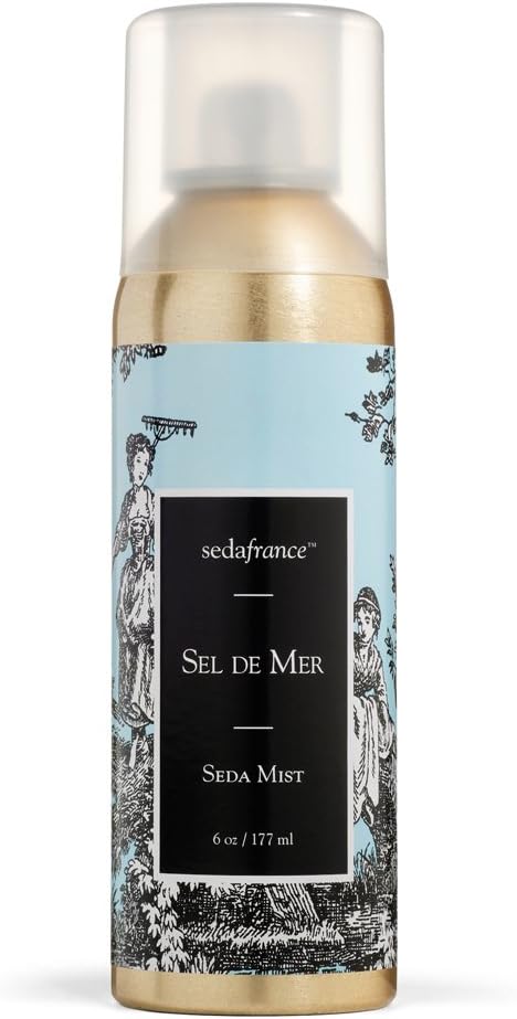Seda France Classic Toile Room Mist, Sel De Mer, 6 Ounce White