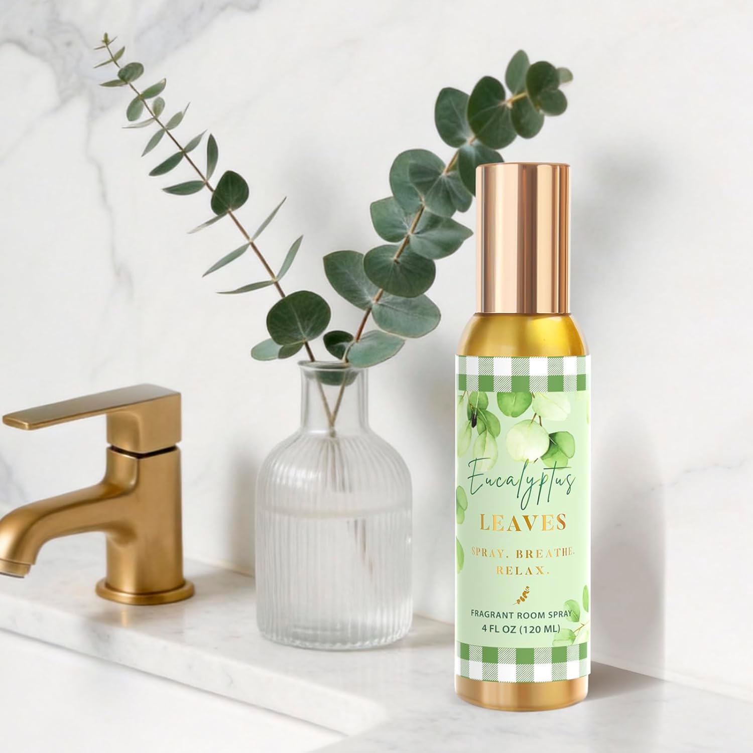Room Spray, Bright Vanilla, Eucalyptus leaves, Serene Lavender, 3 Pack, Each 4 fl oz, Air Freshener for Home, Long-Lasting Odor Eliminator for Bathroom and Office