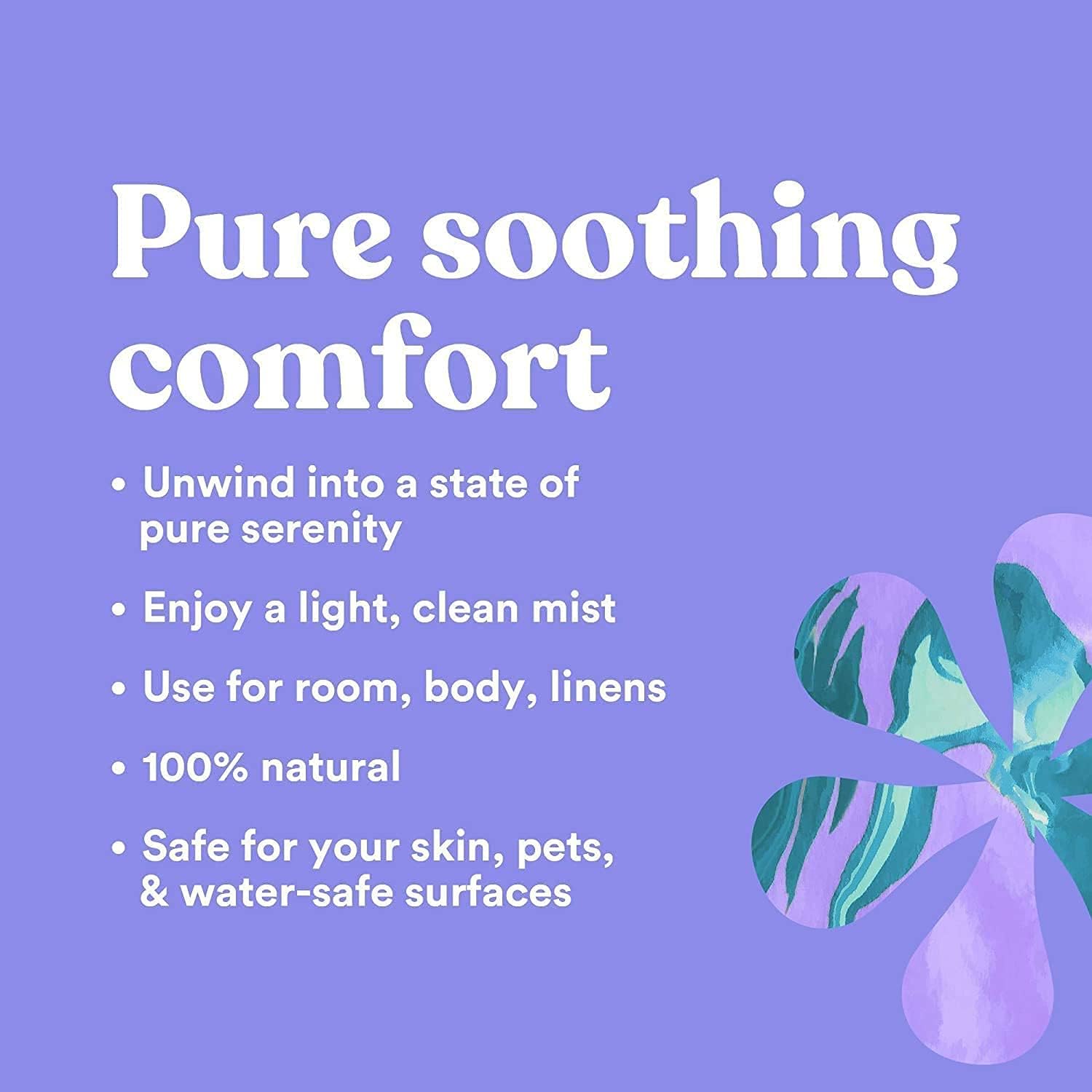 Asutra Multi-Use Natural Aromatherapy Essential Oil Room Spray, Calming Linen & Pillow Mist, 3 Scent Mini Sampler for Sleep & Travel, 1 fl oz