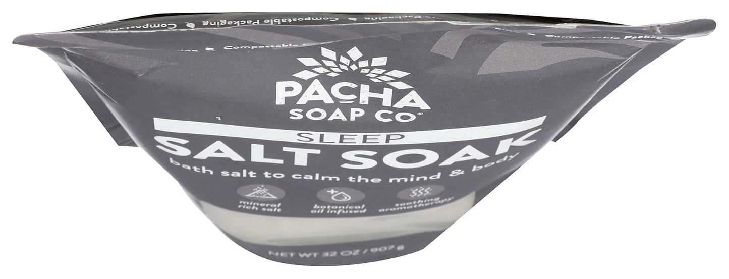 Pacha Soap Sleep Salt Soak, 32 OZ