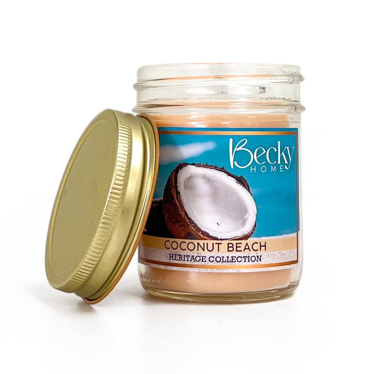 8oz Coconut Scented Candles for Home