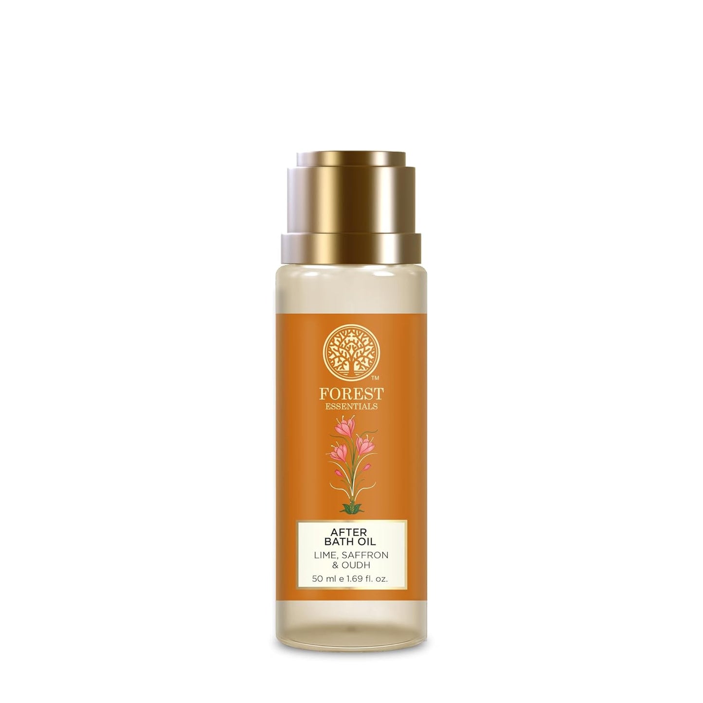 Forest Essentials Lime Saffron Oudh Bath Oil
