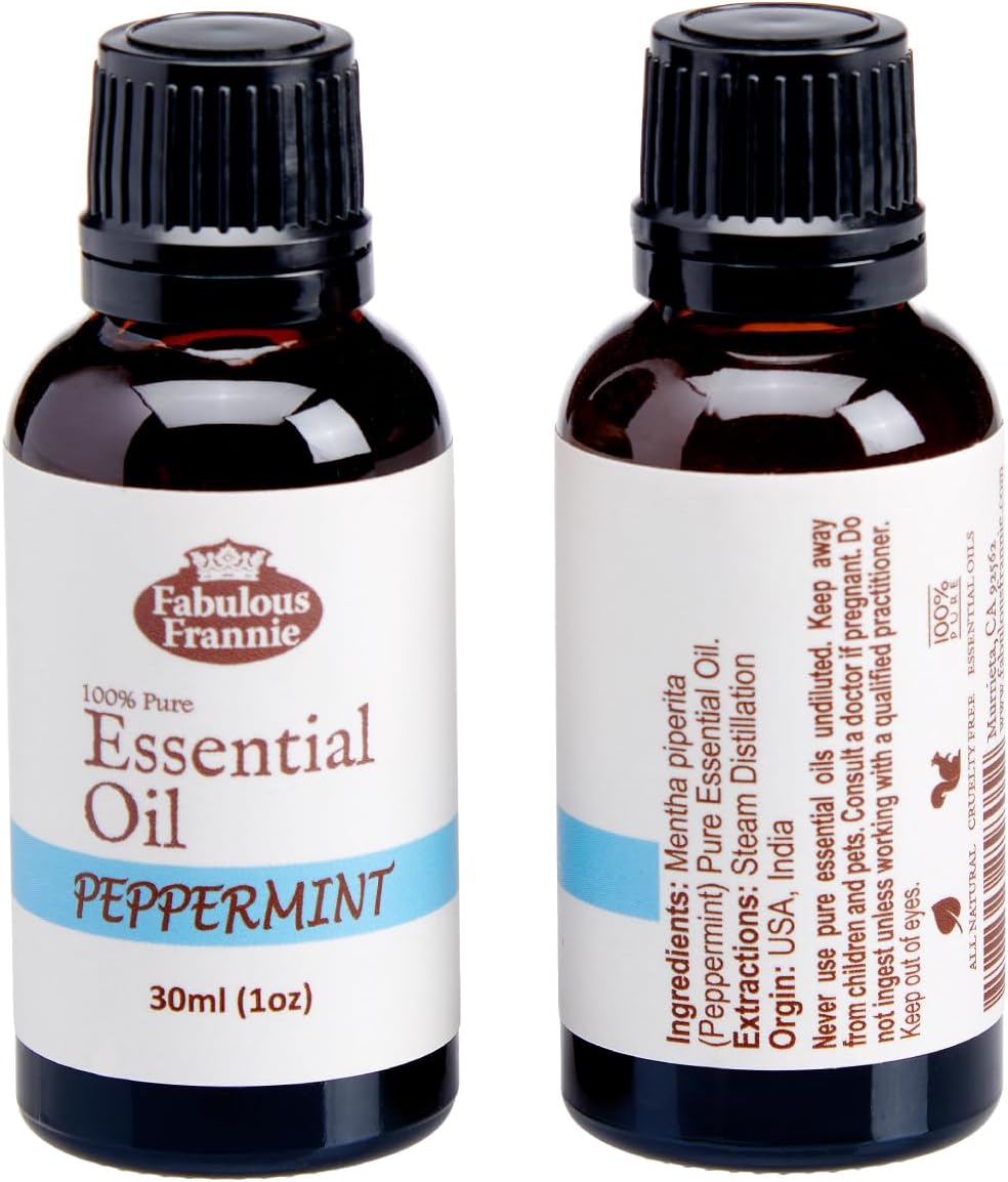 Fabulous Frannie Peppermint Pure Essential Oil Therapeutic Grade - 30 ml