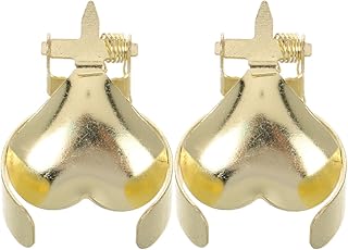 2 Pcs Heart Shaped Automatic Candle Snuffer, Gold Metal Candle Flame Extinguisher for Scented Decorative Wick Clips for Weddings, Holidays, and Home Decor