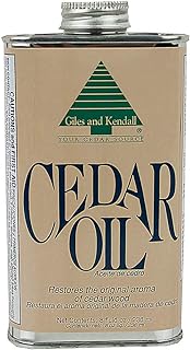 Cedar Oil - Giles and Kendall - Restores the Original Aroma of Cedar Wood, 8 oz